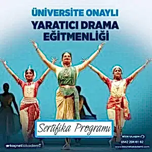 Üniversite Onaylı Yaratıcı Drama Eğitimi