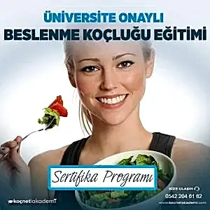 Üniversite Onaylı Beslenme Koçluğu Eğitimi