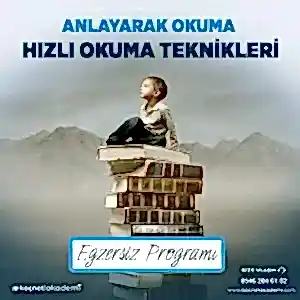 Üniversite Onaylı Hızlı Okuma Teknikleri Eğitim Kursu