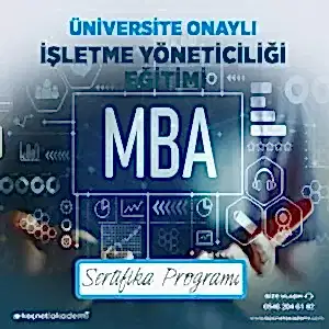 üniversite onaylı İşletme Yöneticiliği Sertifikası Uzaktan Eğitim