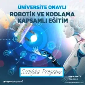 Robotik ve Kodlama Kapsamlı Eğitim sertifikası