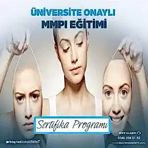 üniversite onaylı MMPI Minnesota Çok Yönlü Kişilik Envanteri Sertifikası