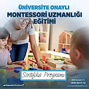 Montessori Uzmanlığı Eğitimi Sertifikası