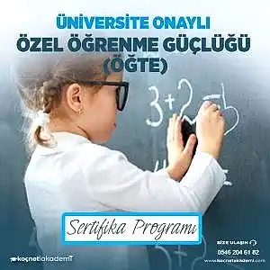 Üniversite Onaylı Özel Öğrenme Güçlüğü ( ÖGTE ) Sertifikası