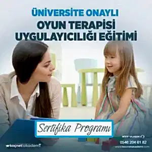 Üniversite Onaylı Oyun Terapisi Uygulayıcı Eğitimi Sertifikası