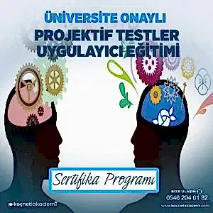 üniversite onaylı Projektif Testler Uygulayıcı eğitimi Sertifika programı