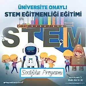 üniversite onaylı Stem Eğitmenliği eğitimi Sertifika programı